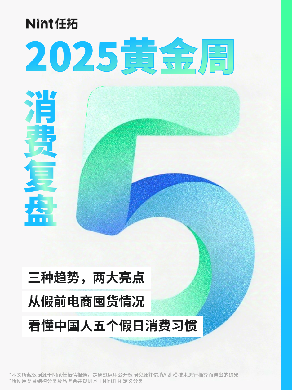 黄金周消费复盘：从假前囤货，看懂中国人假日消费习惯