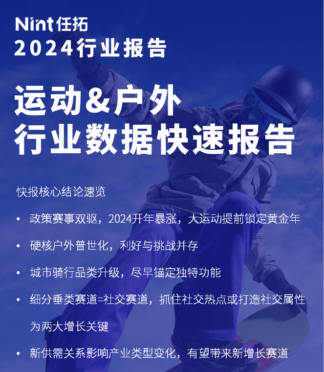 Nint任拓2024运动&户外行业数据快速报告